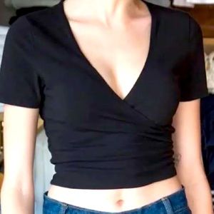 John Galt California Wrap V neck Tshirt